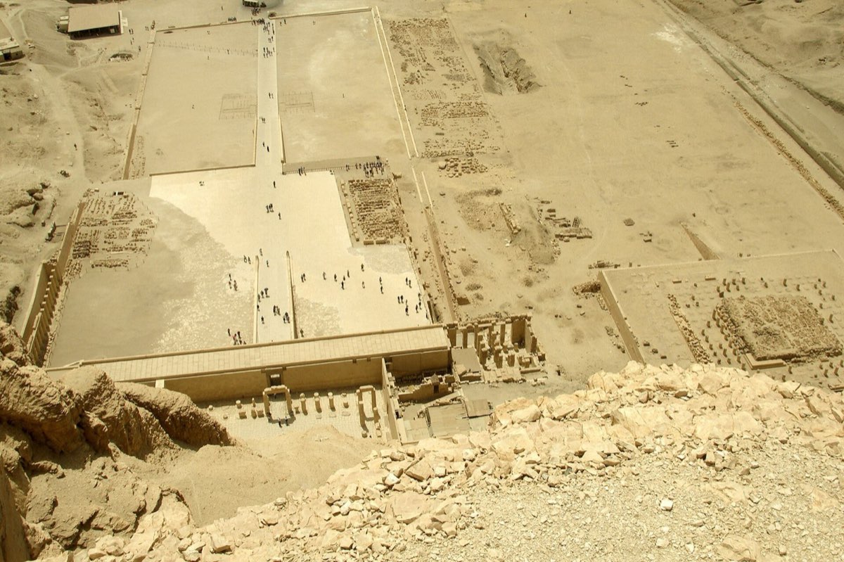 Terraced temple of Hatshepsut at Deir el-Bahari